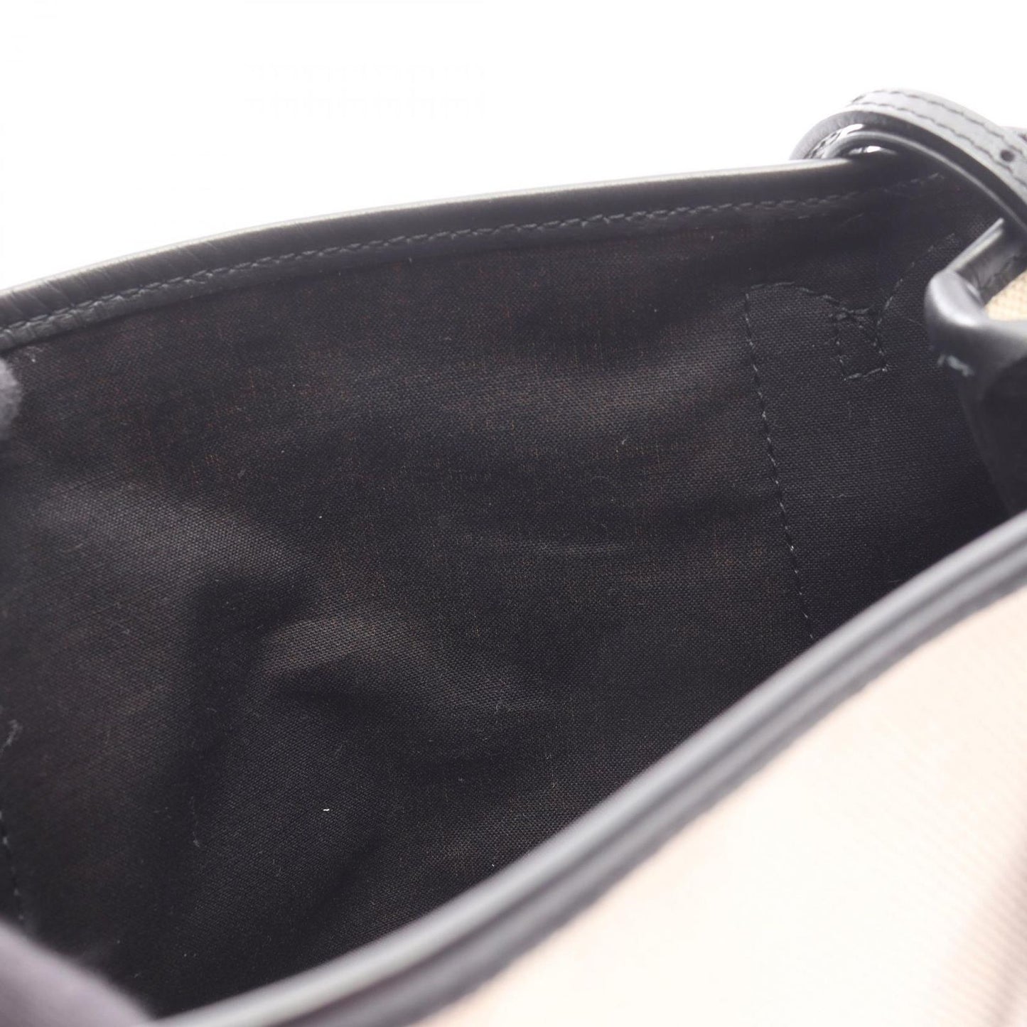 Balenciaga Handbag Navy Hippo XS 390346 Natural/black Canvas Leather Navy Hippo