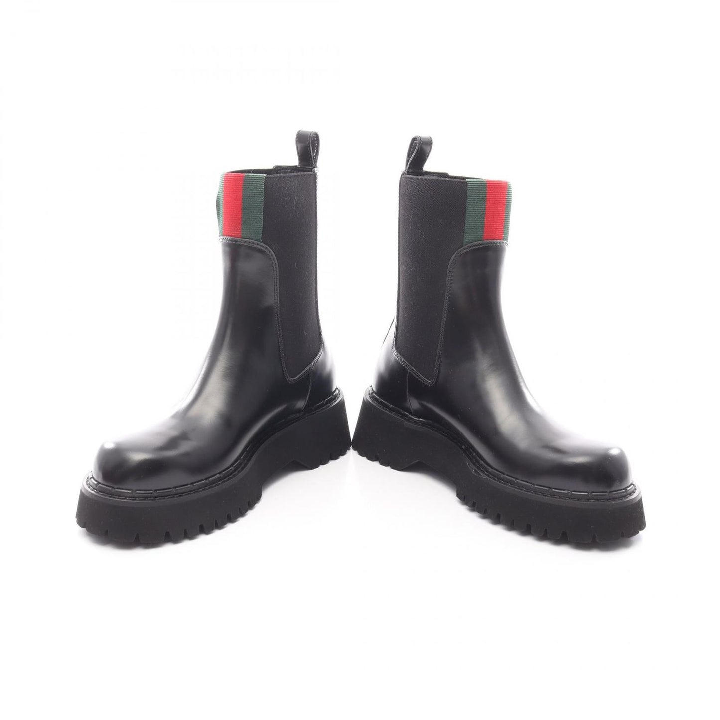 Gucci Boots Sherry Line Leather Boots Ladies Unused