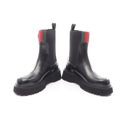 Gucci Boots Sherry Line Leather Boots Ladies Unused