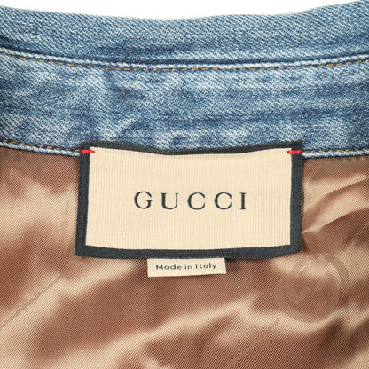 Gucci Denim Jacket Washed Organic Denim Shirt 772882 Other Denim Jacket Ladies