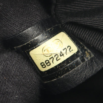 Chanel Shoulder Bag Matelasse Black Caviar Skin (grained Calf) Matelasse Chain