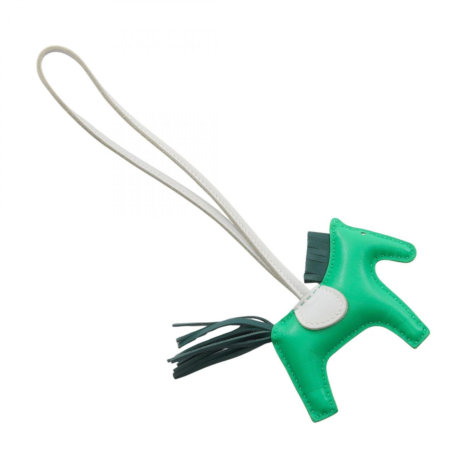 Hermes Charm Rodeo PM Malachite Blue Brum /malachite/blue Brum Other