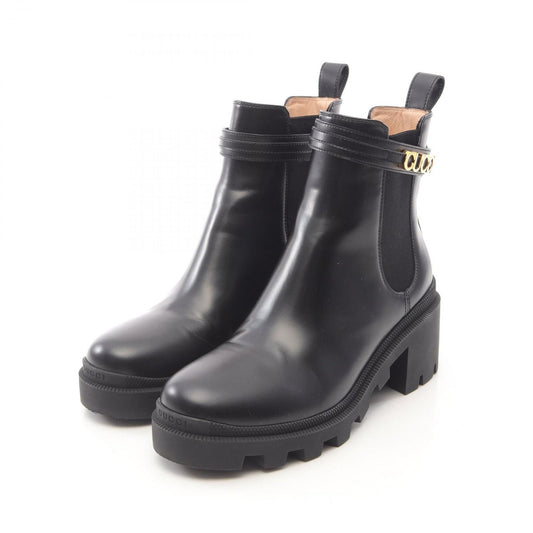 Gucci Boots Mid Heel Boots Leather Boots Women's a