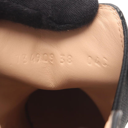 Gucci Boots Mid Heel Boots Leather Boots Women's a