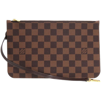 Louis Vuitton Neverfull Pouch MM GM Damier Canvas Damier Three Pouch LV 2187