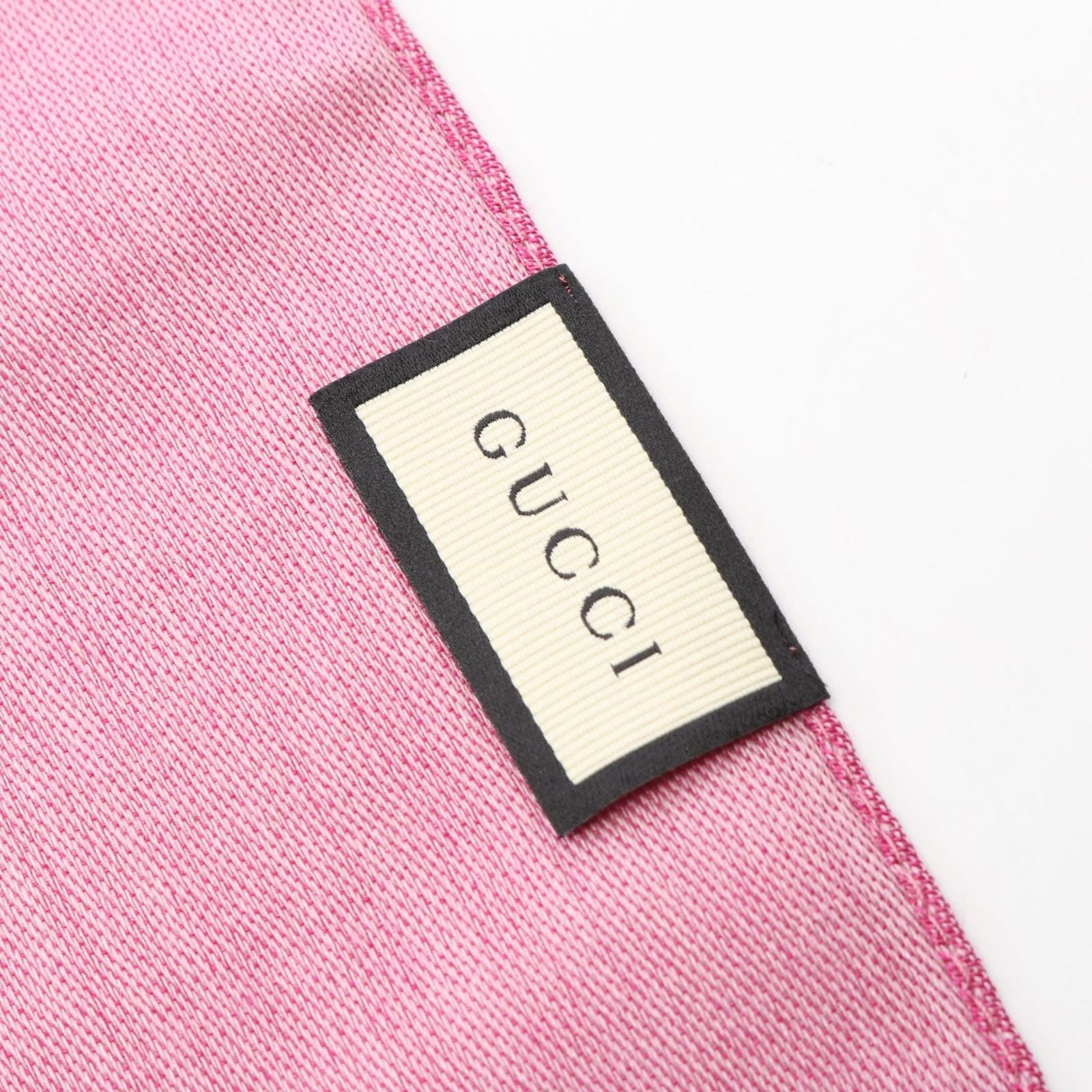 Gucci Stole Gg Pattern 1659043g6465872 Pink Wool Silk Stole Ladies New