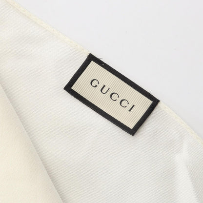 Gucci Stole Gg Pattern 1659043g6469000 White Wool Silk Stole Unisex New