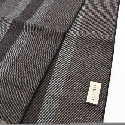 Gucci Muffler 3875744g2002764 Brown Wool Muffler Unisex New