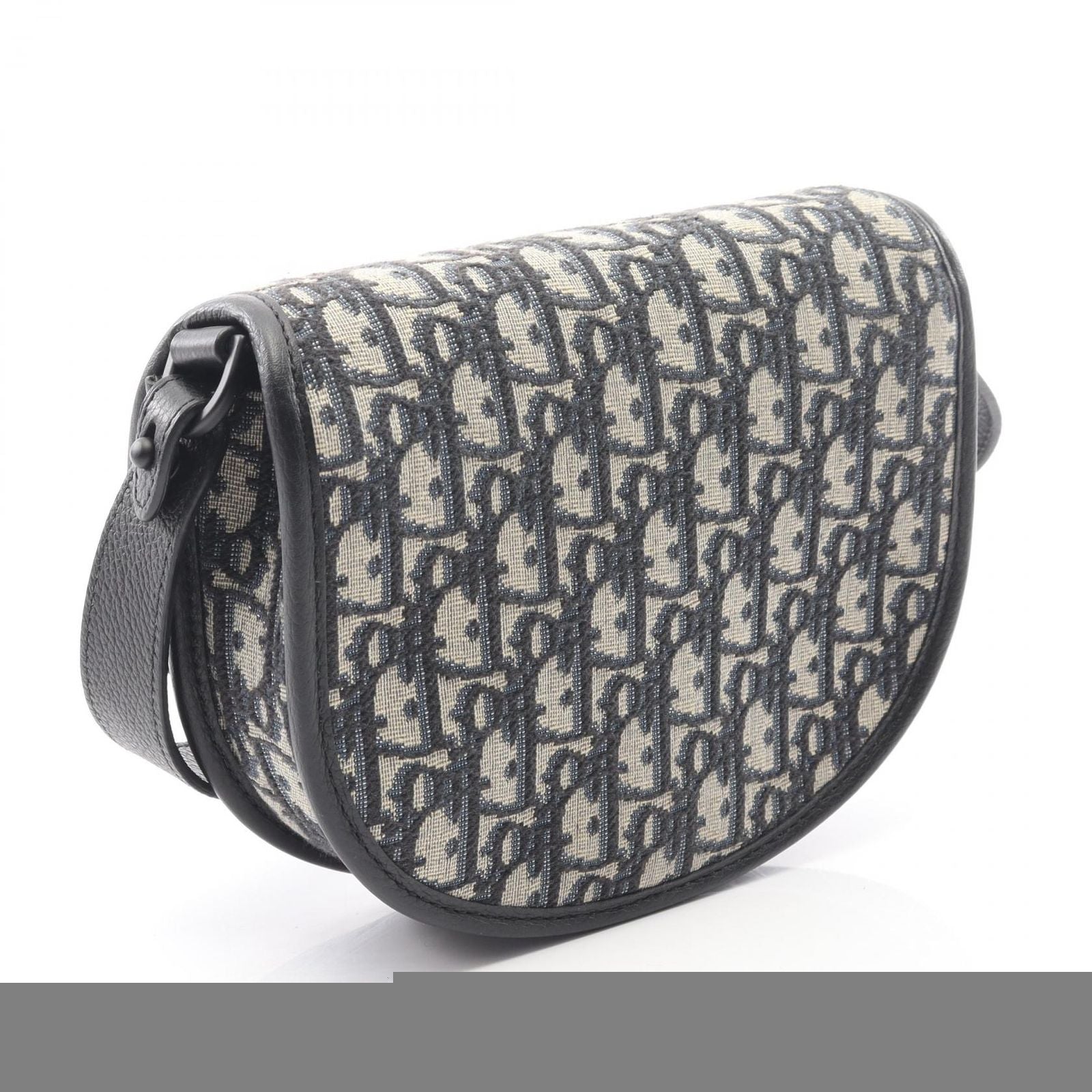 Dior Shoulder Bag Gallop Oblique 1ado033ykyh27e Navy Canvas Leather Gallop