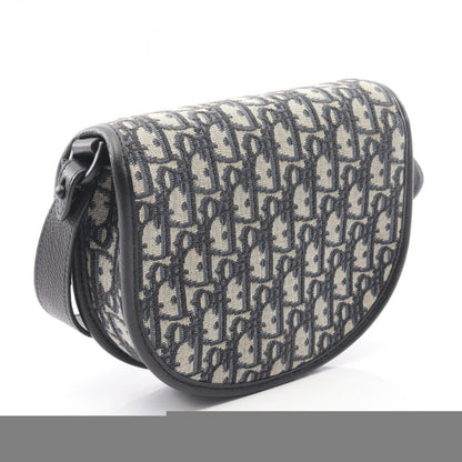 Dior Shoulder Bag Gallop Oblique 1ado033ykyh27e Navy Canvas Leather Gallop