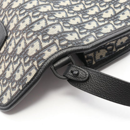 Dior Shoulder Bag Gallop Oblique 1ado033ykyh27e Navy Canvas Leather Gallop