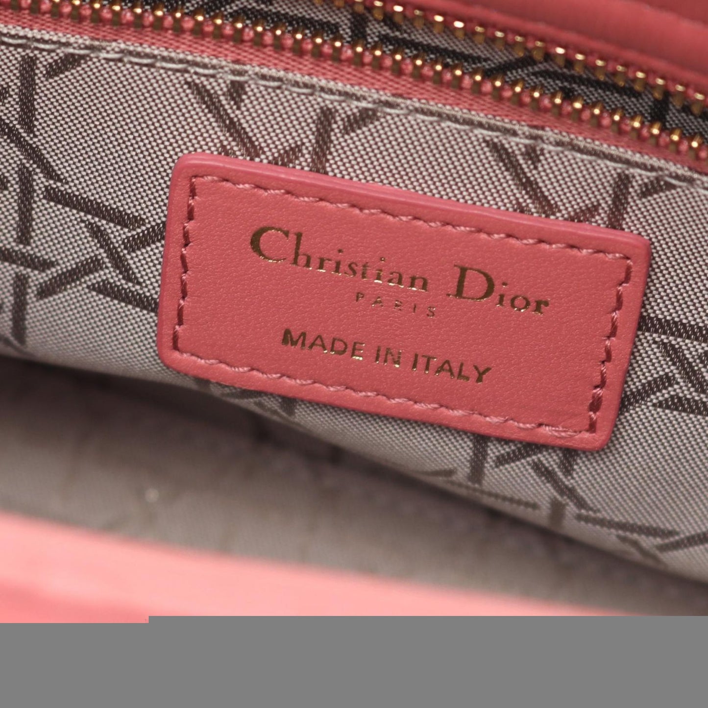 Dior Handbag Lady Dior My Abcdior Lady Dior Small 18-Ma-1129 Dark Pink Leather