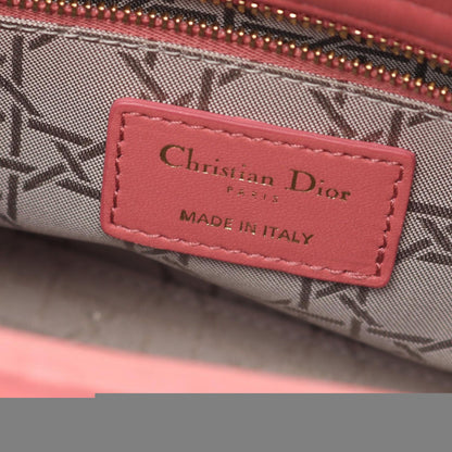 Dior Handbag Lady Dior My Abcdior Lady Dior Small 18-Ma-1129 Dark Pink Leather
