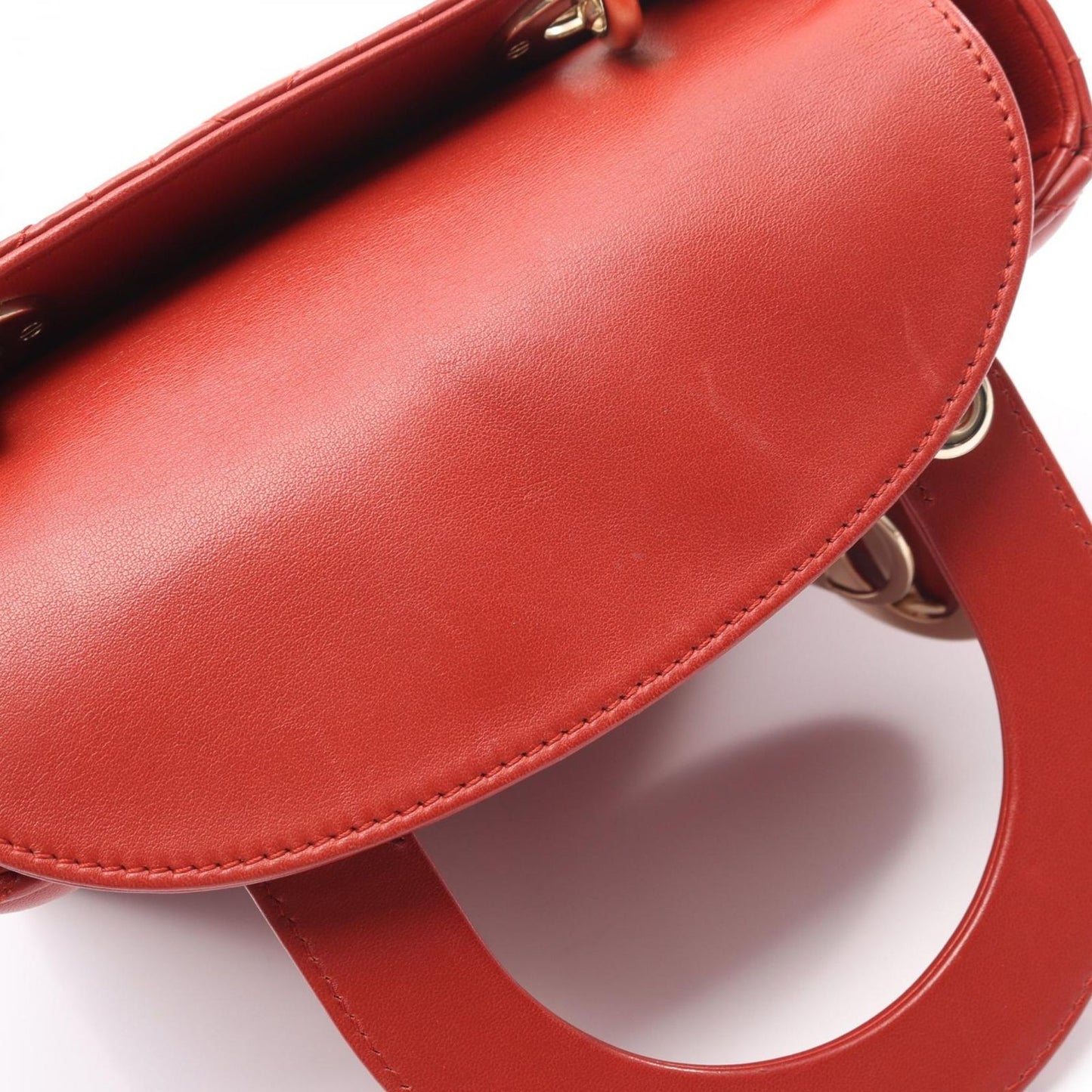 Dior Handbag Lady Dior My Abcdior Lady Dior Small Cannage 29-Ma-1107 Red