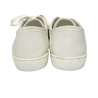 Gucci Sneakers 34 Women's Ace Be Star 498205 Ivory X Gold X Multi Insole