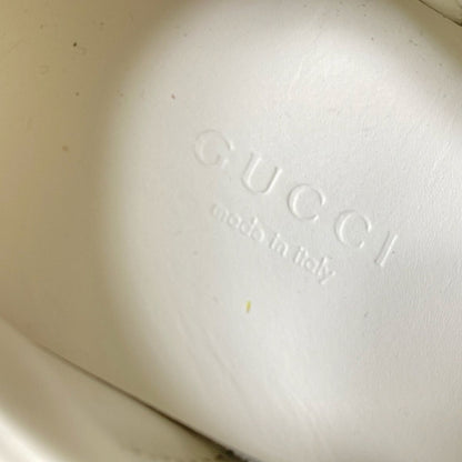 Gucci Sneakers 34 Women's Ace Be Star 498205 Ivory X Gold X Multi Insole