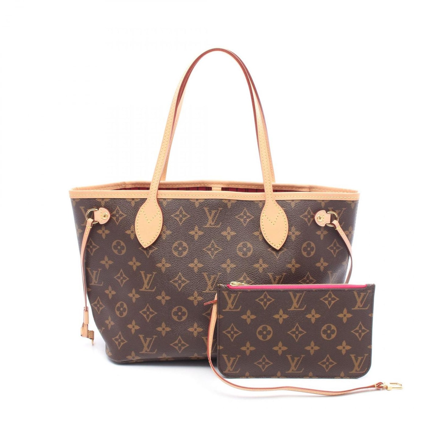 Louis Vuitton Tote Bag Neverfull PM Monogram Pivoine M41245 PVC Coated Canvas