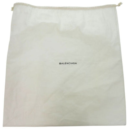 Balenciaga Navy Cabas S 339933 4081 C 535269 Canvas Leather Natural Navy