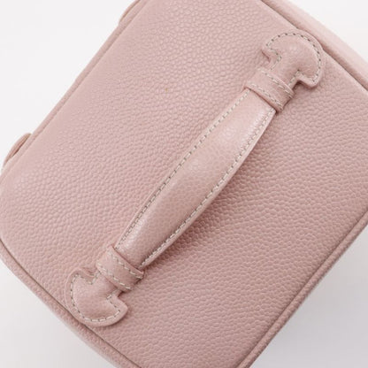 Chanel Cocomark Vanity A01998 Caviar Skin Pink Ladies Pouch