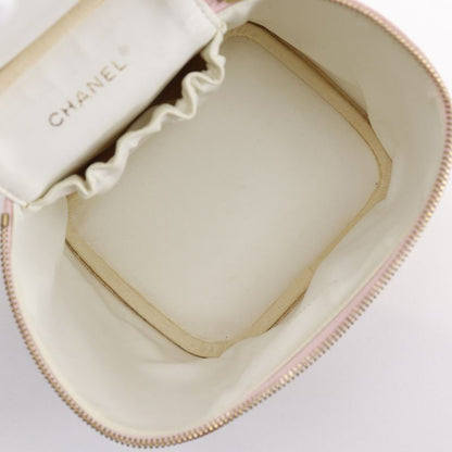 Chanel Cocomark Vanity A01998 Caviar Skin Pink Ladies Pouch