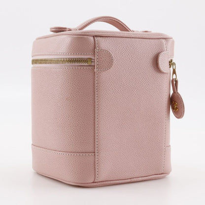 Chanel Cocomark Vanity A01998 Caviar Skin Pink Ladies Pouch