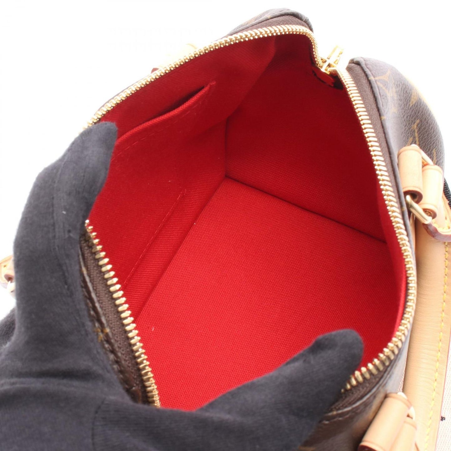 Louis Vuitton Handbag Speedy Bandouliere 20 Monogram M46234 Noir PVC Coated