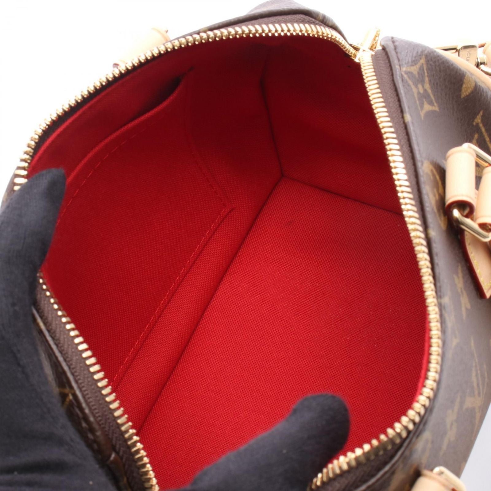 Louis Vuitton Handbag Speedy Bandouliere 20 Monogram M46234 Noir Pvc Coated