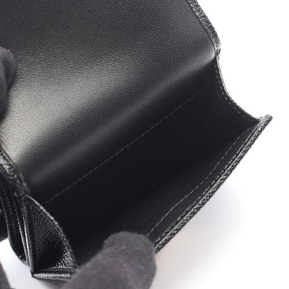 Bulgari Bvlgari Trifold Wallet Bvlgari 288648 Black Leather Trifold