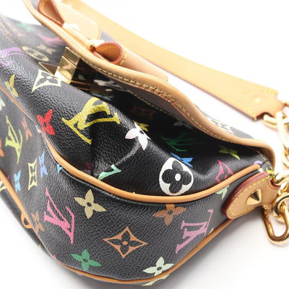 Louis Vuitton Shoulder Bag Patti Monogram Multicolor Noir M40306 Noir Pvc