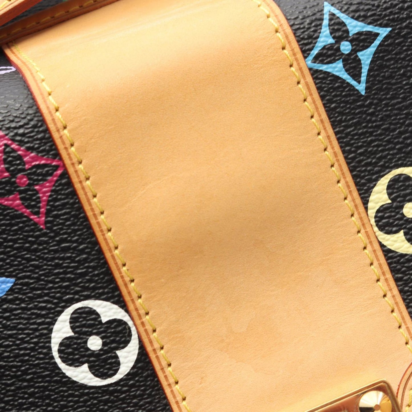 Louis Vuitton Shoulder Bag Patti Monogram Multicolor Noir M40306 Noir Pvc