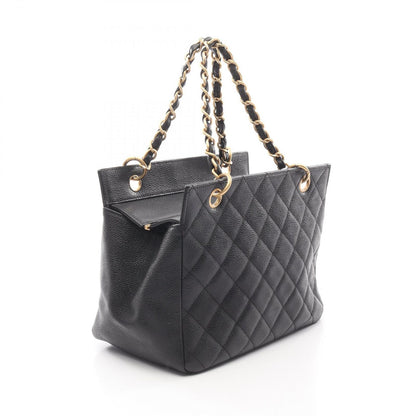 Chanel Shoulder Bag Matelasse A15688 Black Caviar Skin (grained Calf) Matelasse