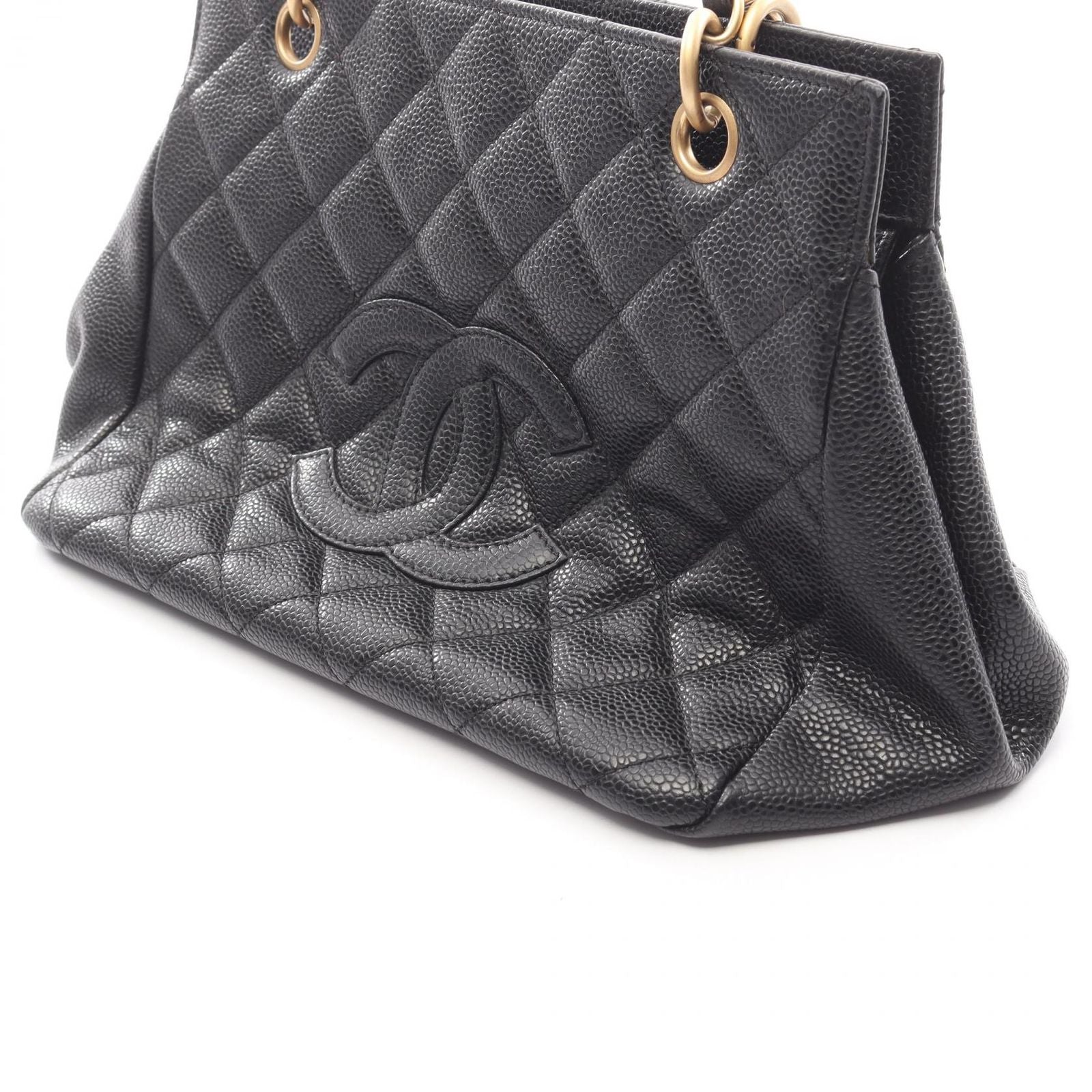 Chanel Shoulder Bag Matelasse A15688 Black Caviar Skin (grained Calf) Matelasse