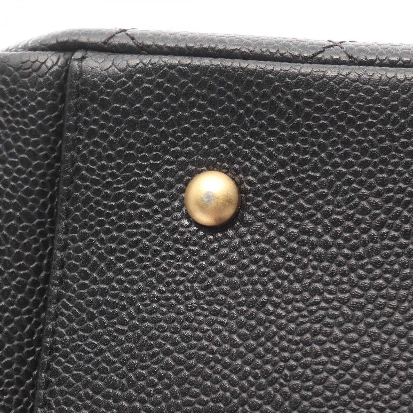 Chanel Shoulder Bag Matelasse A15688 Black Caviar Skin (grained Calf) Matelasse