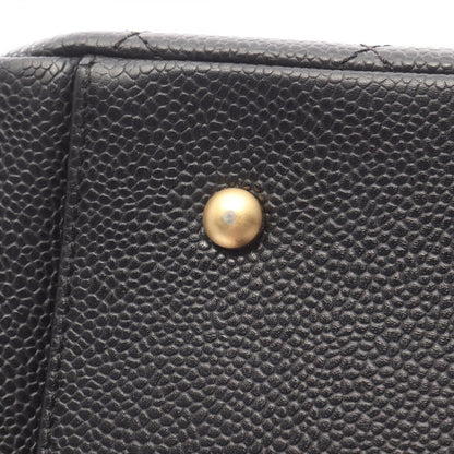 Chanel Shoulder Bag Matelasse A15688 Black Caviar Skin (grained Calf) Matelasse