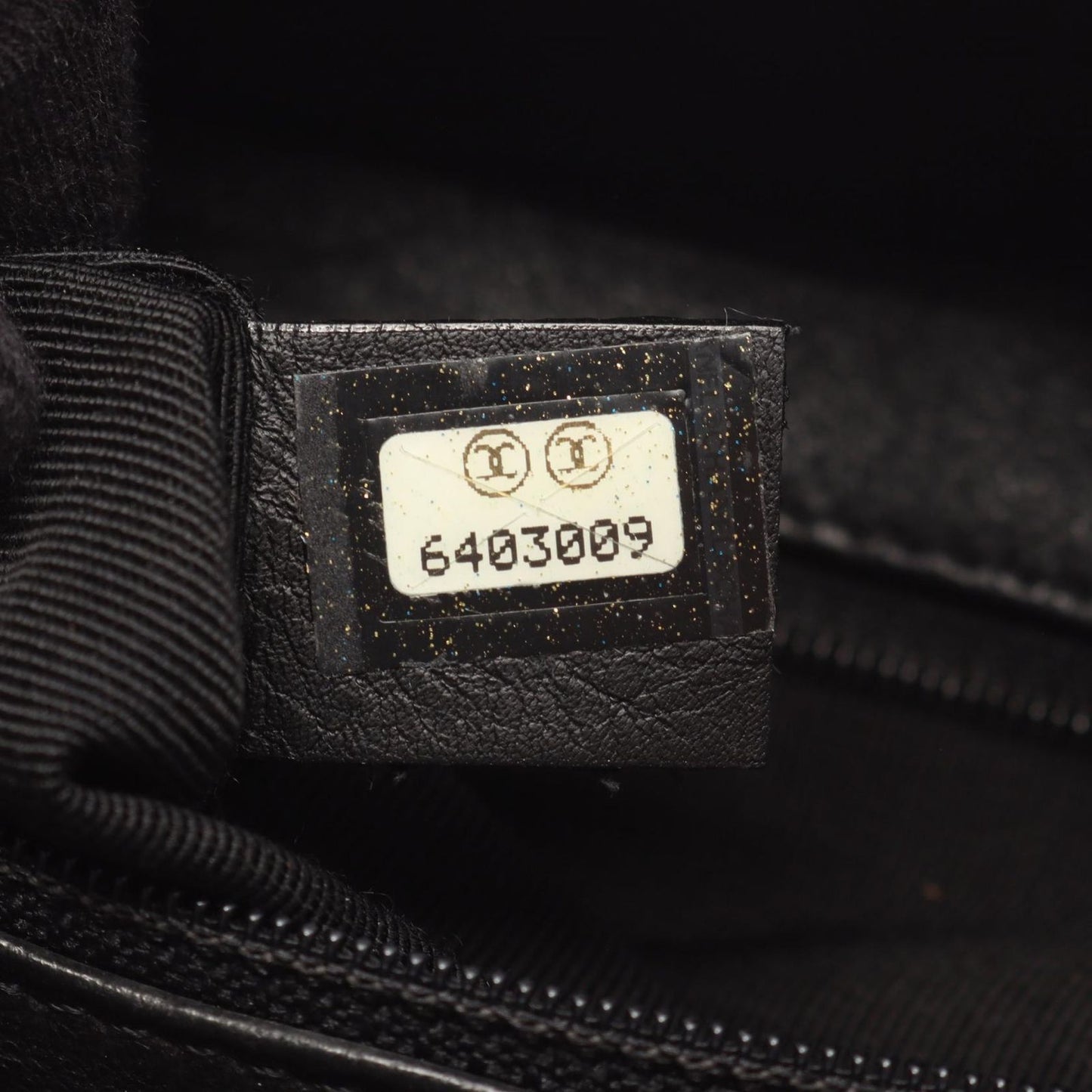 Chanel Shoulder Bag Matelasse A15688 Black Caviar Skin (grained Calf) Matelasse