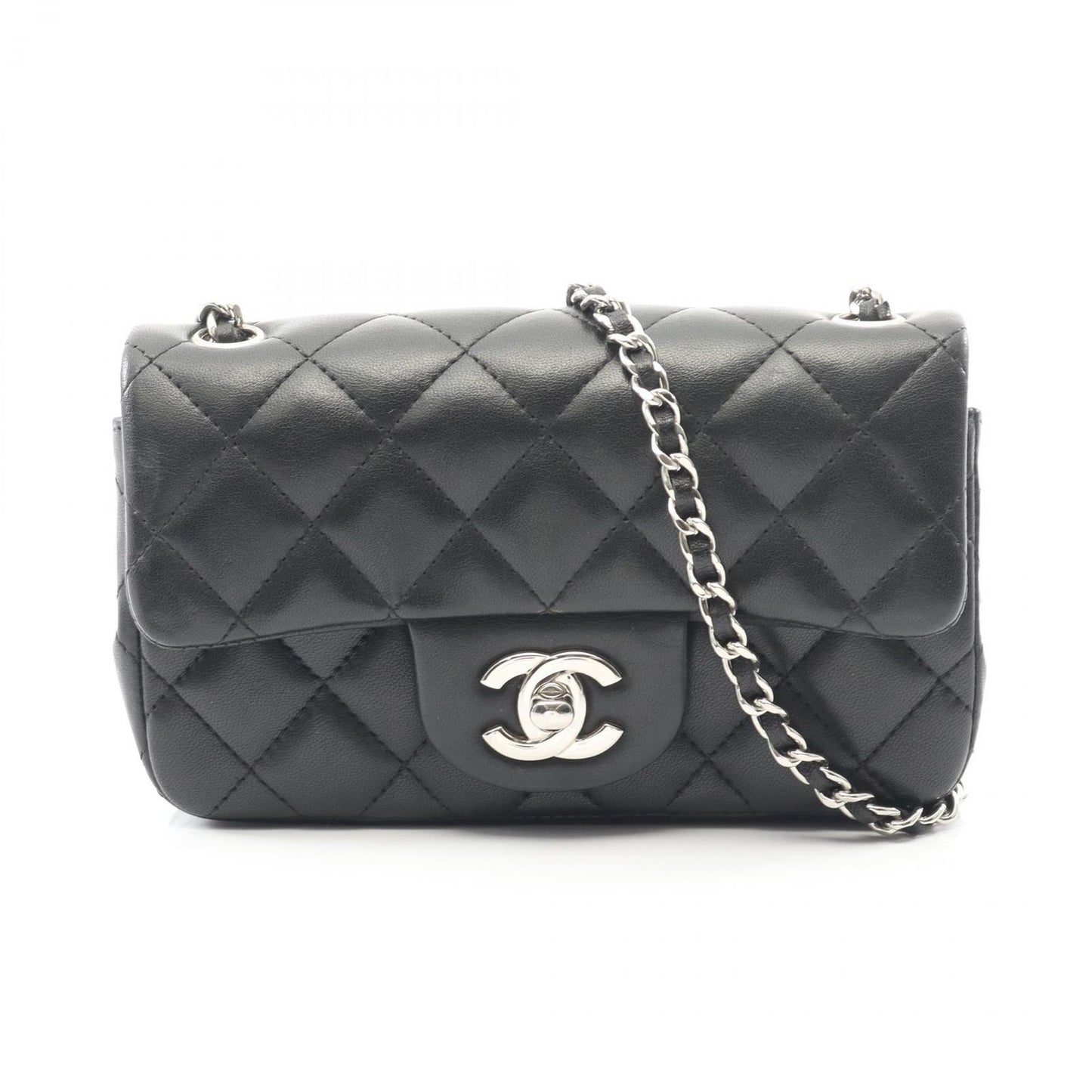 Chanel Shoulder Bag Extra Mini Matelasse A65050 Black Lambskin (sheep Leather)