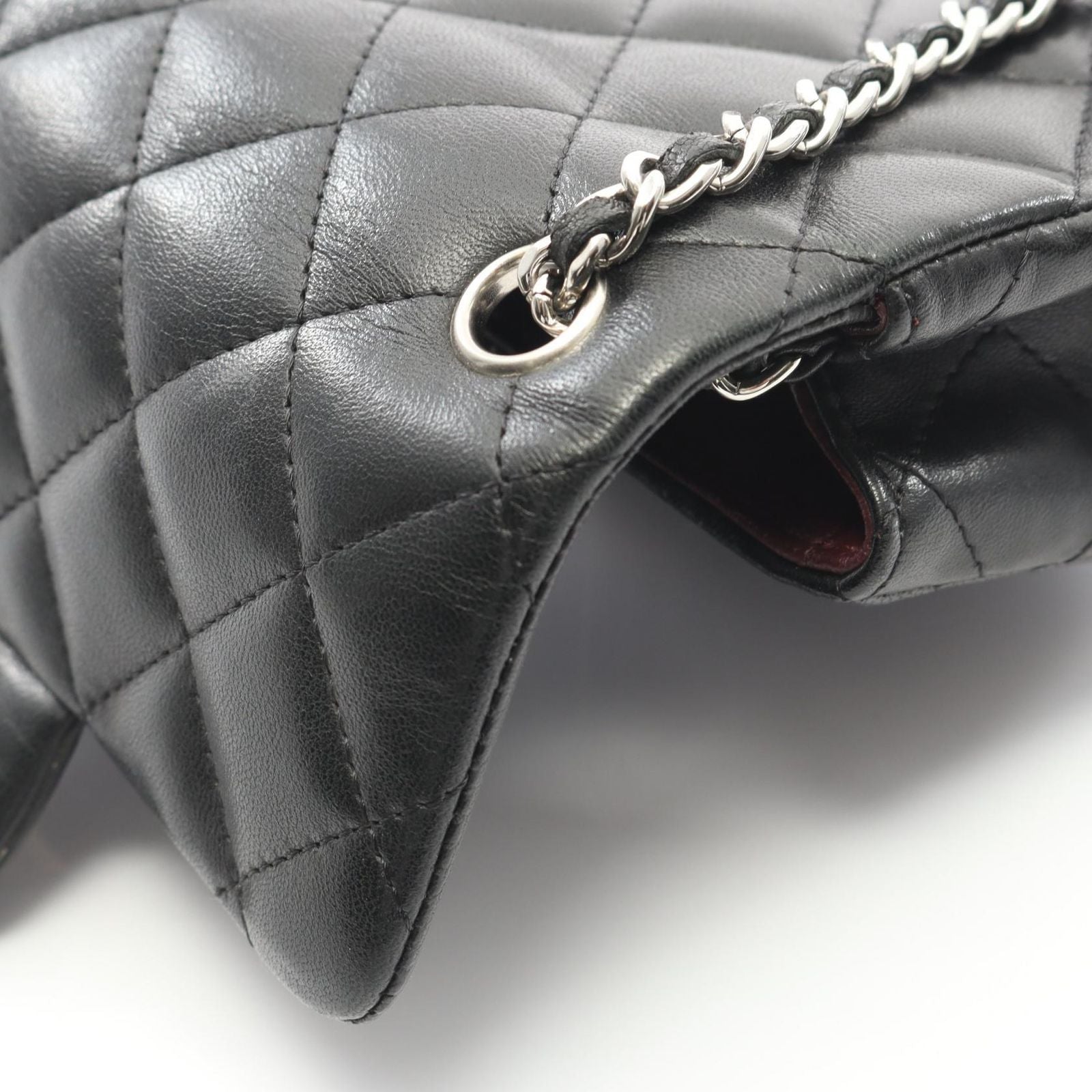 Chanel Shoulder Bag Extra Mini Matelasse A65050 Black Lambskin (sheep Leather)