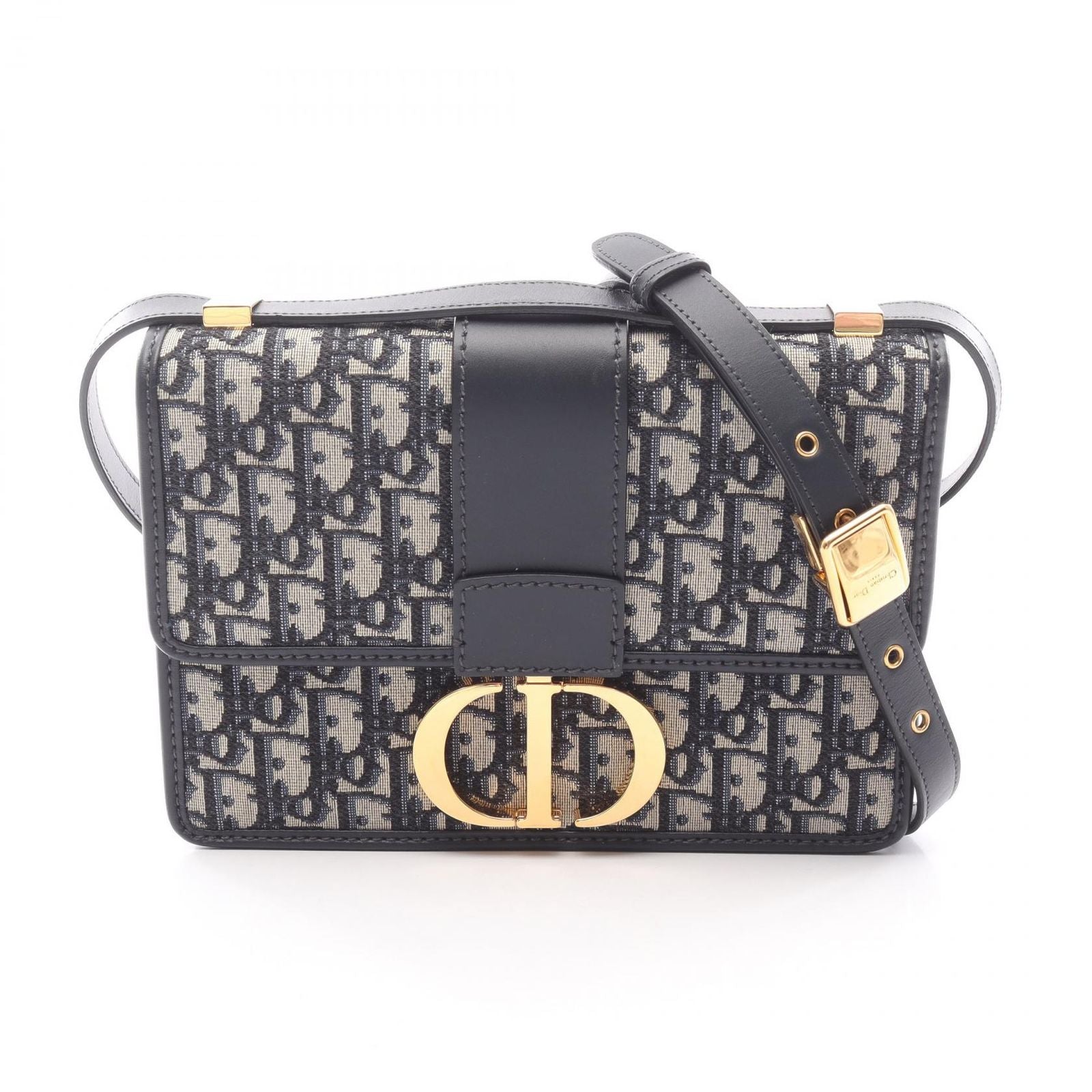 Dior Shoulder Bag 30 Montaigne Oblique Jacquard 09-Bo-0149 Navy