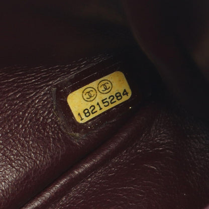 Chanel Shoulder Bag 2.55 Matelasse Maxi W Flap Black Calf (Cowhide) 2.55