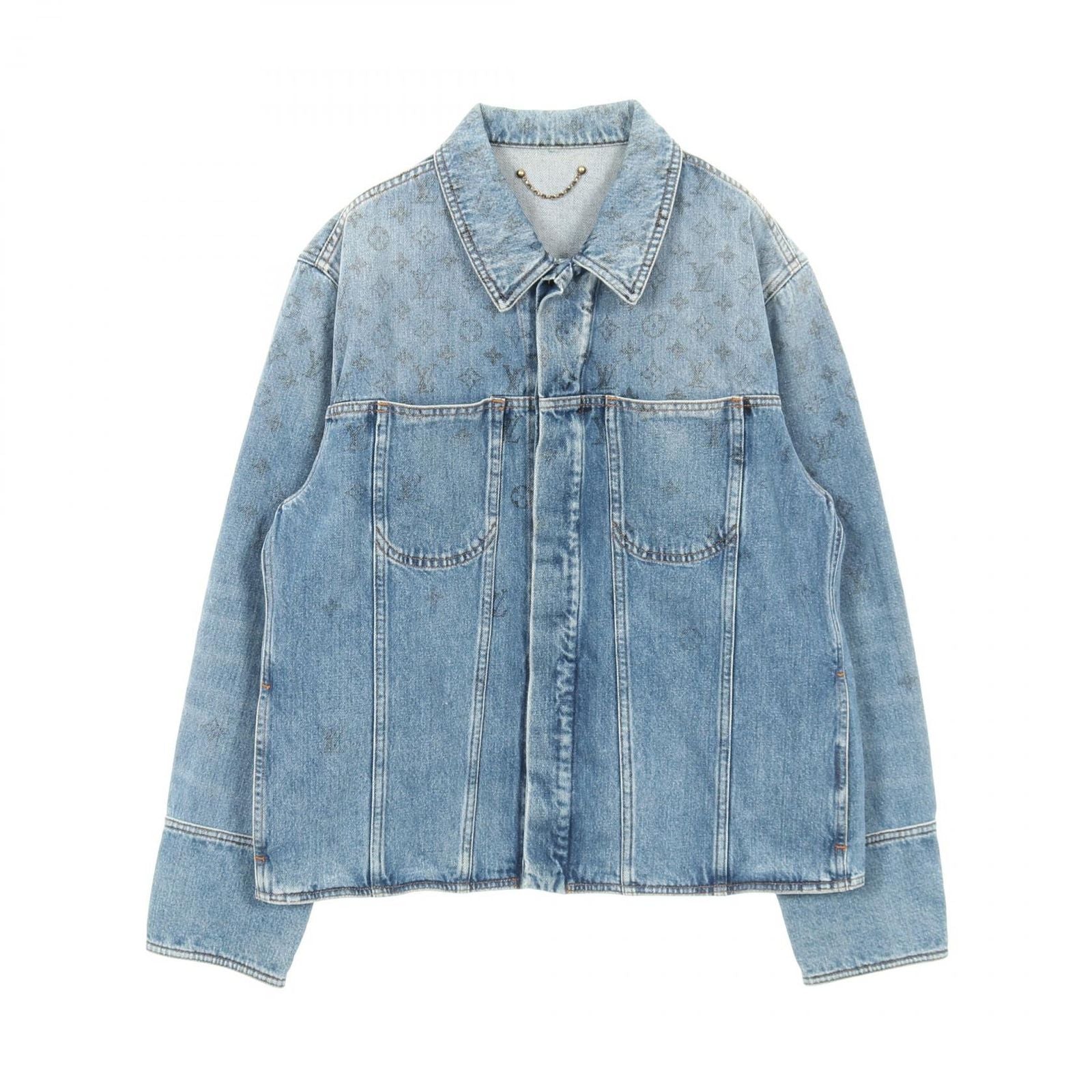Louis Vuitton Denim Jacket Monogram Rm202 Yie Hja71w Others Denim Jacket Men's