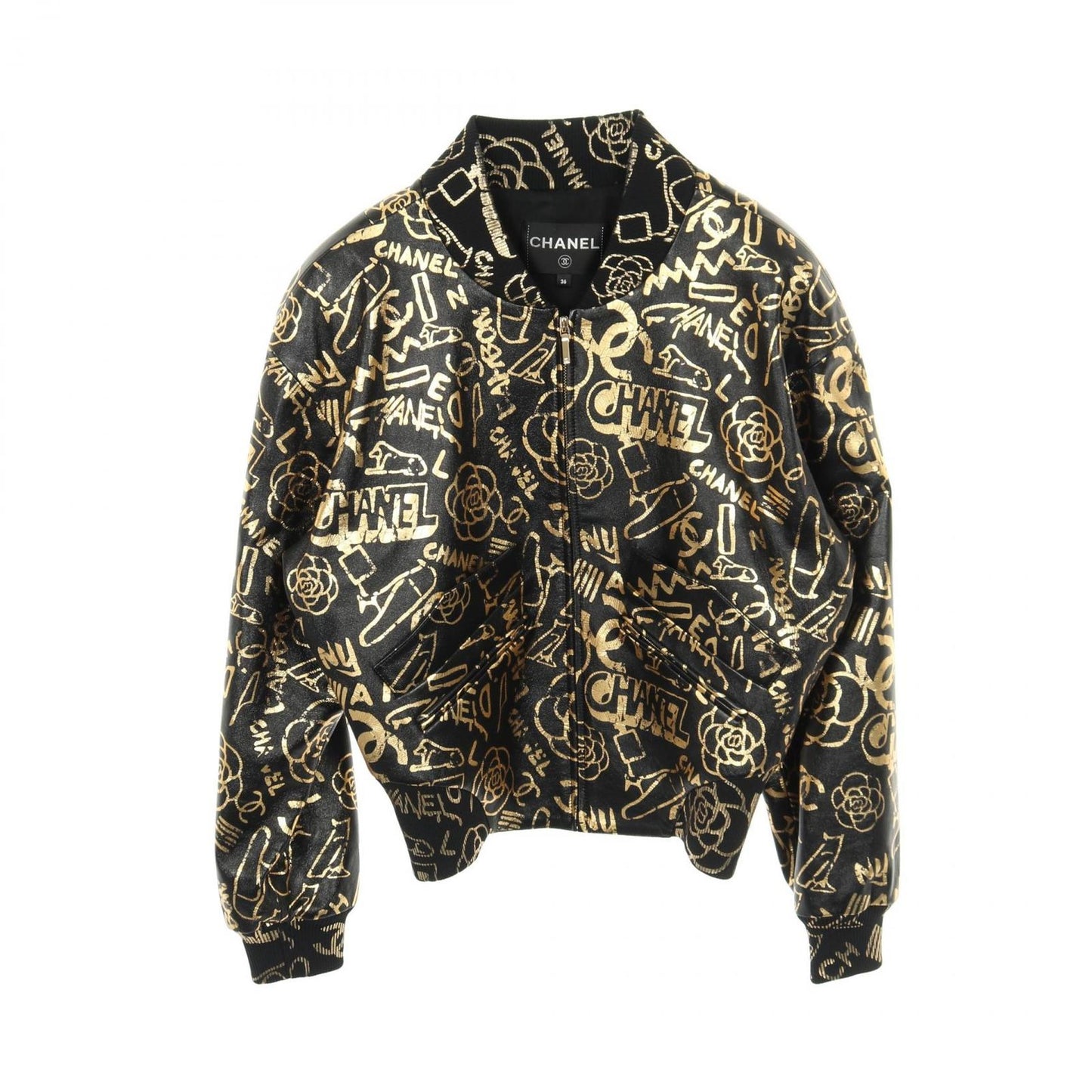 Chanel Blouson P61925c00378 Leather Blouson Women's a