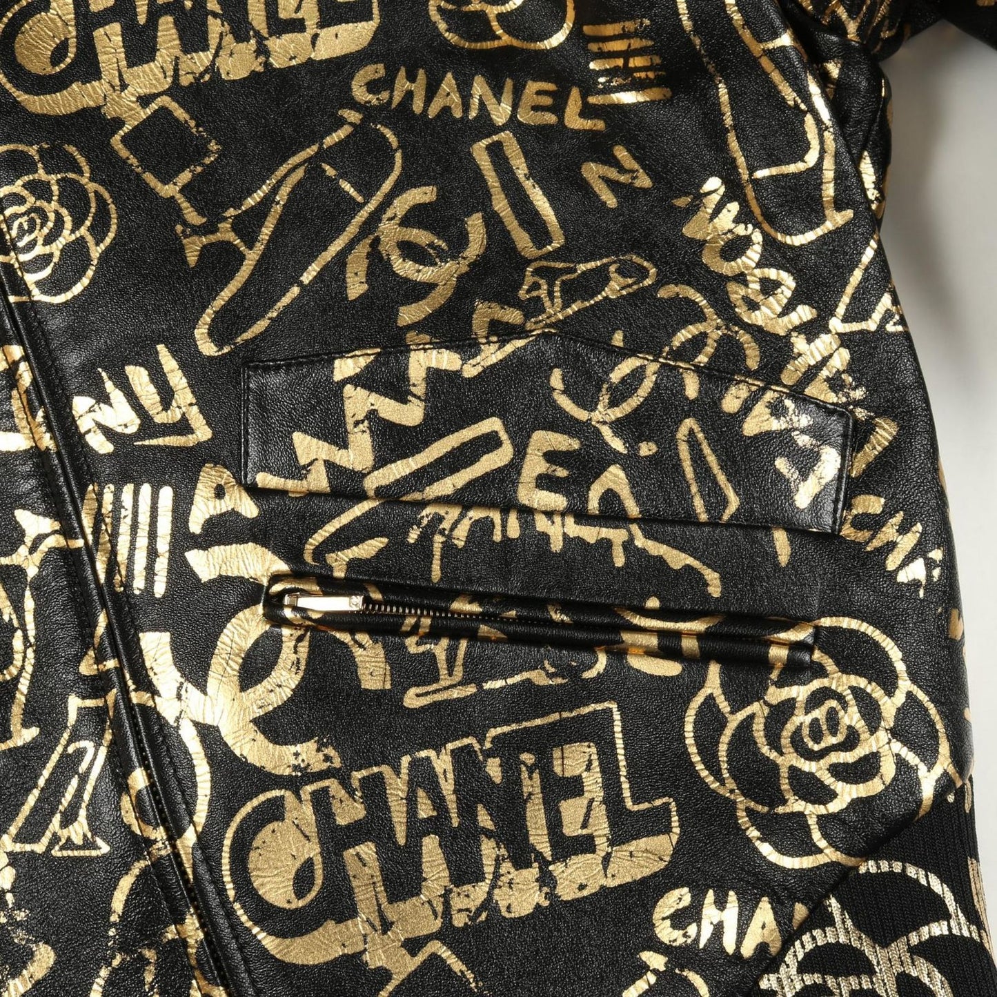 Chanel Blouson P61925c00378 Leather Blouson Women's a