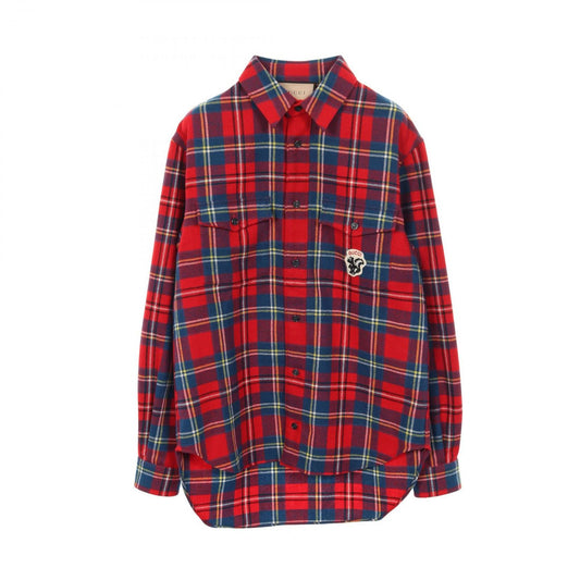 Gucci Skunk Patch Wool Shirt Men's a