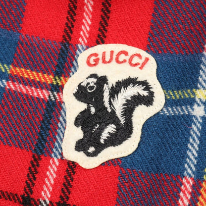 Gucci Skunk Patch Wool Shirt Men's a