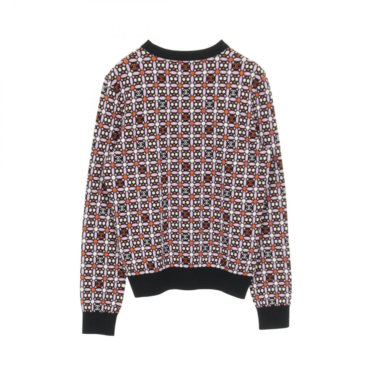 Chanel Knit Cocomark P75342k10799 Wool Cotton Knit Ladies a