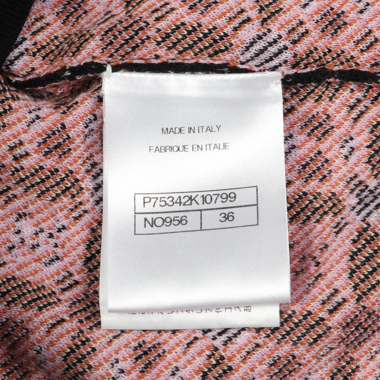 Chanel Knit Cocomark P75342k10799 Wool Cotton Knit Ladies a