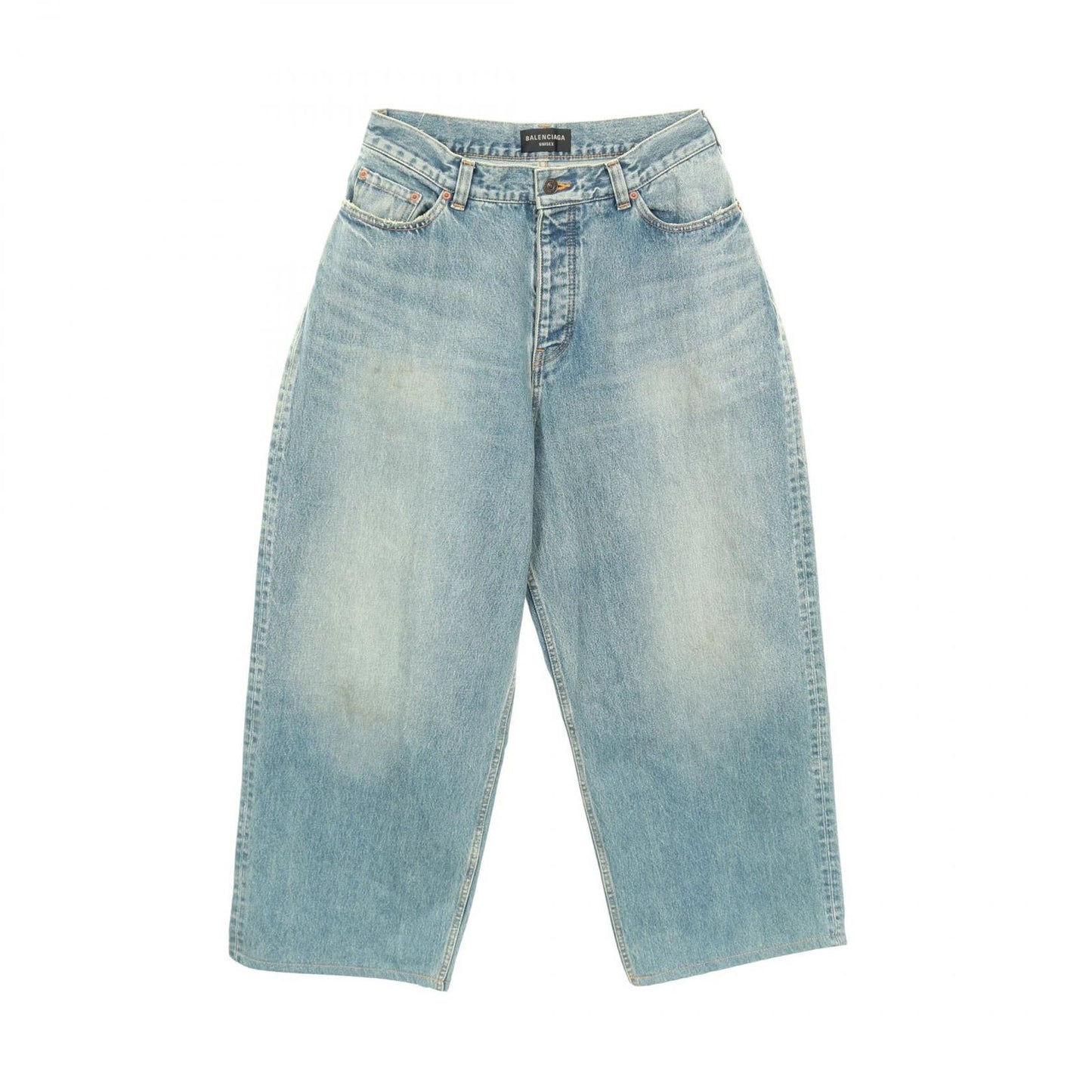 Balenciaga Denim Pants Cotton Denim Pants Men's a