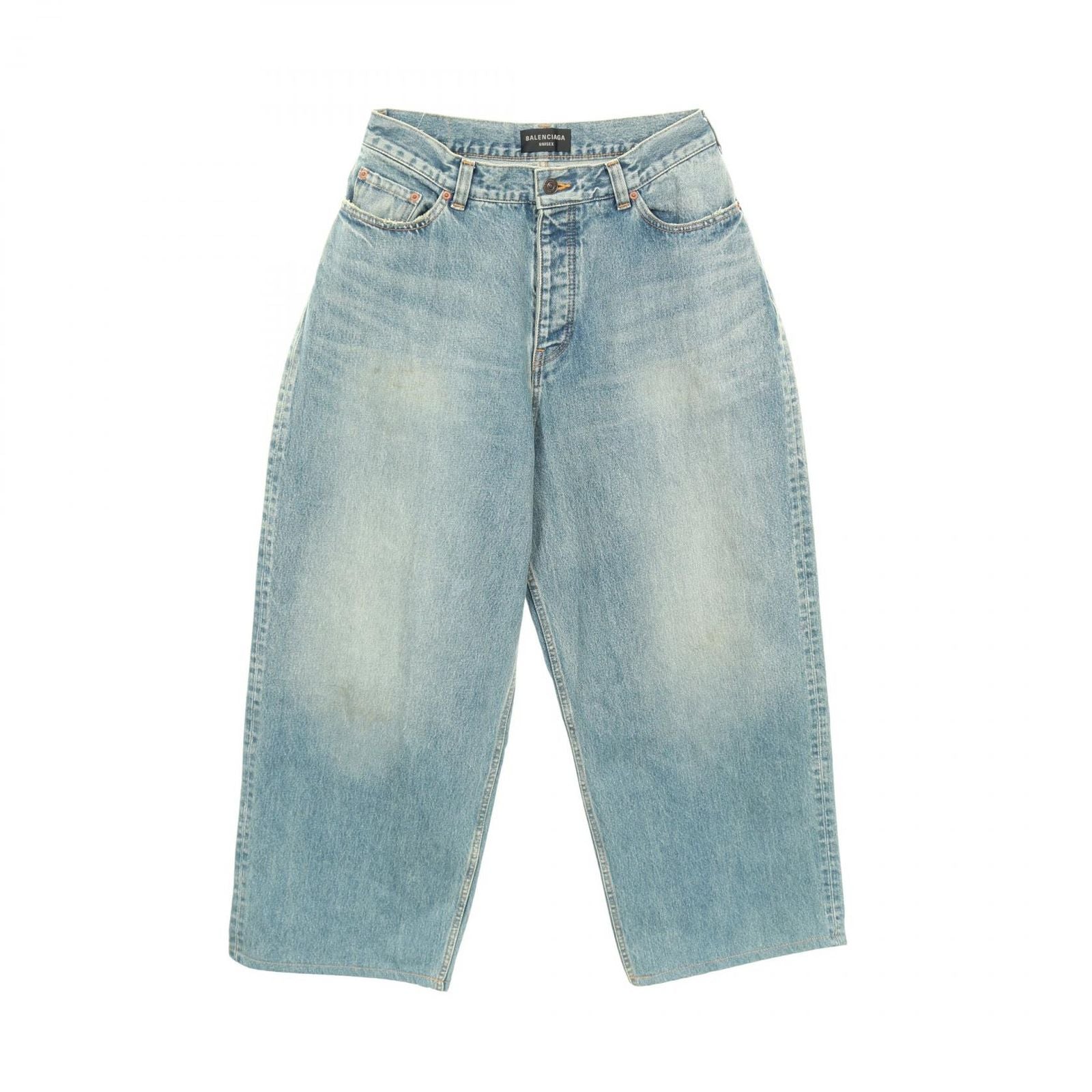 Balenciaga Denim Pants Cotton Denim Pants Men's a