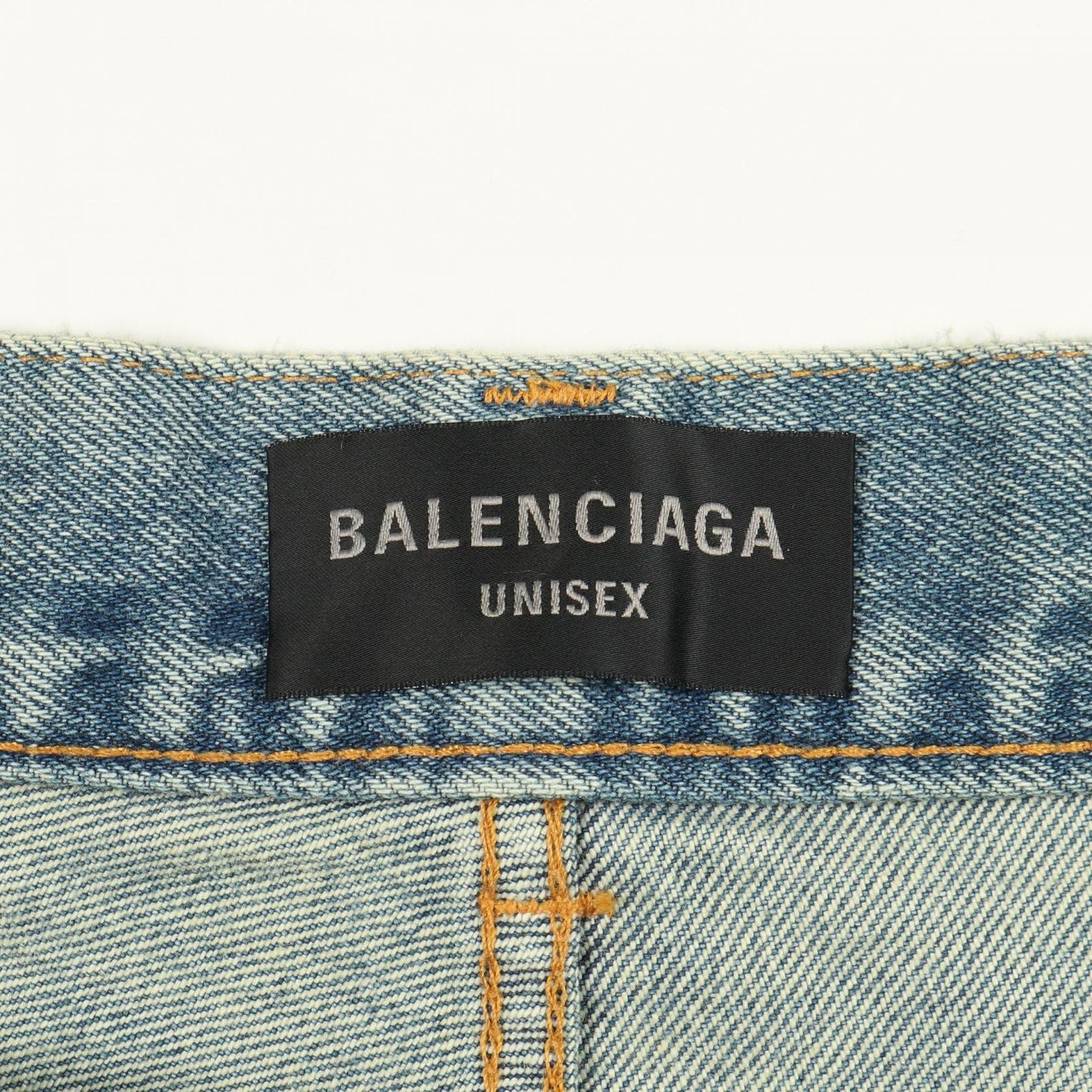 Balenciaga Denim Pants Cotton Denim Pants Men's a