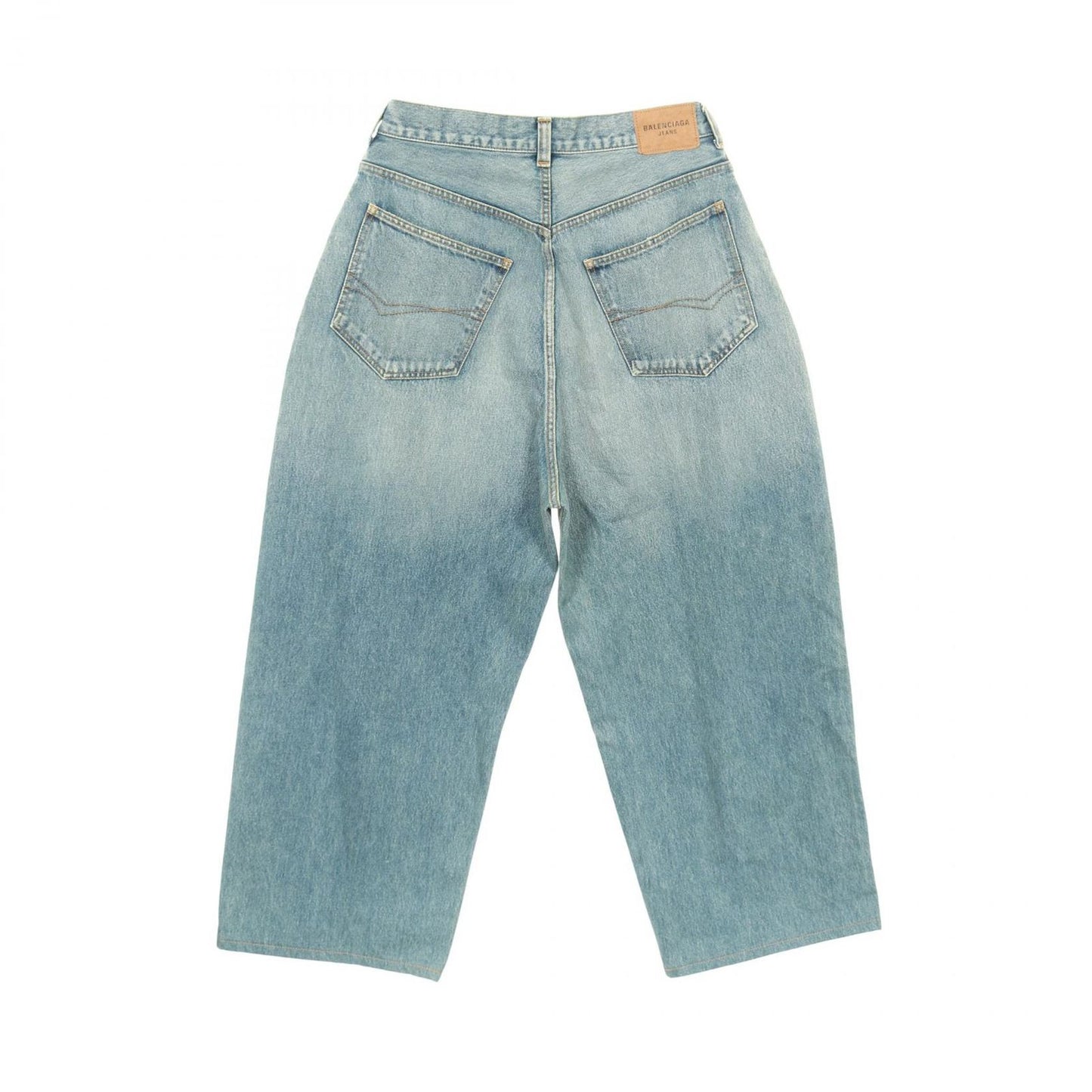 Balenciaga Denim Pants Cotton Denim Pants Men's a